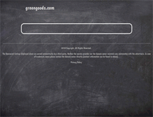 Tablet Screenshot of greengoods.com